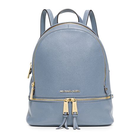 blue leather michael kors purse|blue Michael Kors backpack purse.